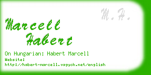 marcell habert business card